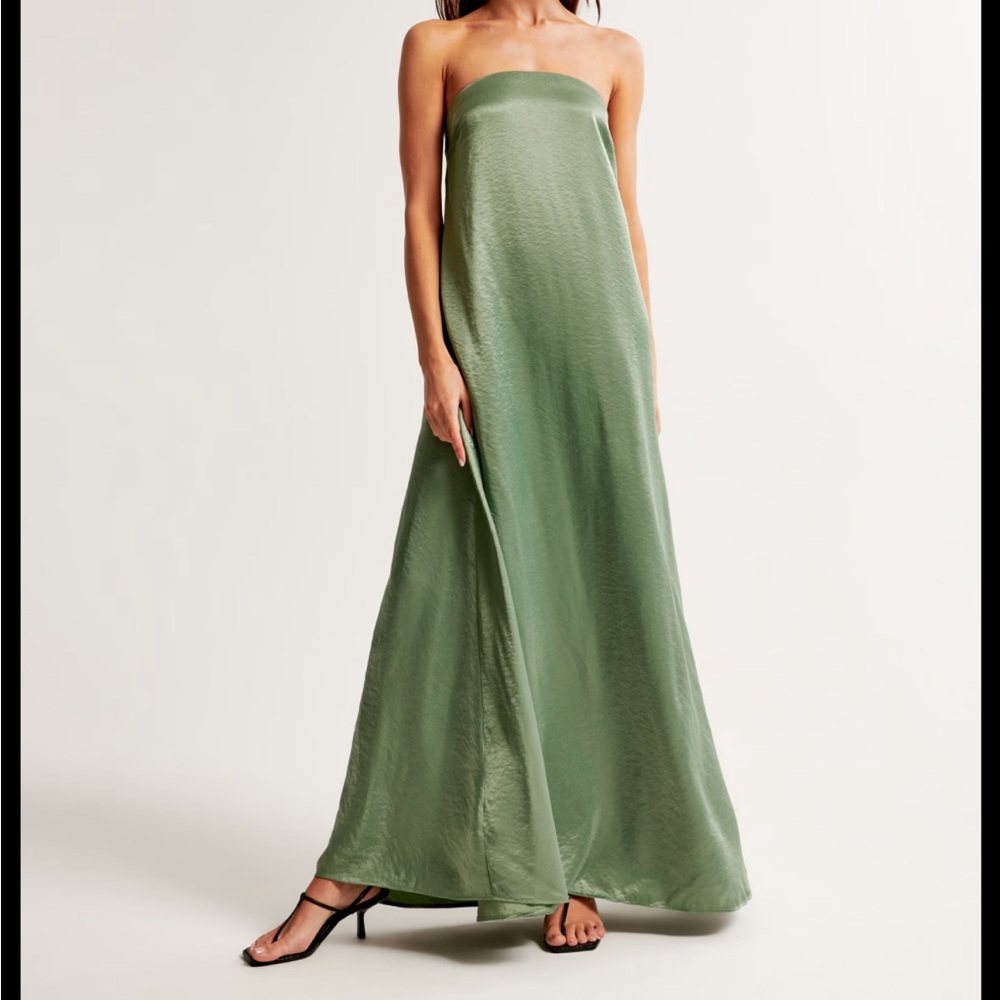 Abercrombie Strapless Trapeze Gown